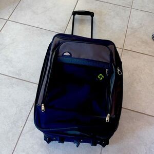 Samsonite Stylish Black Rolling Bag 22x9in